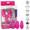 Pink Silicone Remote Control Nipple Clamps - Blur the borders between pleasure and pain even further with the game-changing Silicone Remote Nipple Clamps. This daring designer nipple clamp features 12 independently controlled functions of vibration and a remote control, clamp these multi-use teasers to your body and enjoy every rush of stimulation.