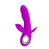 Pretty Love Humphray Bendable Front and Back Rabbit - Experience intuitive hands-free pleasure with the Pretty Love 12 Function Remote G-spot Massager. Expertly sculpted to hug your G spot and Clitoris, this sleek silicone massager taint for your explosive enjoyment.