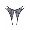 Adore By Allure Love Size Crotchless Lace Panty