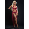 RED BERRY FLYAWAY NIGHT GOWN SET (O/S) - Bossy Lingerie Boutique