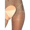 CRYSTALIZED FISHNET TANK BODYSTOCKING (PLUS) - Bossy Lingerie Boutique