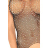 CRYSTALIZED FISHNET TANK BODYSTOCKING (PLUS) - Bossy Lingerie Boutique