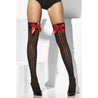 BOW & HEART THIGH HIGH STOCKINGS (O/S) - Bossy Lingerie Boutique