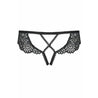 Obsessive Lingerie Mixty Crotchless Black Panty