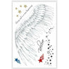 COUTURE ANGEL TEMPORARY TATTOO SET.